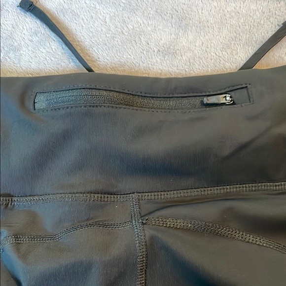 Nike Black Dri Fit Capri Leggings Performance Wear - Picture 7 of 7